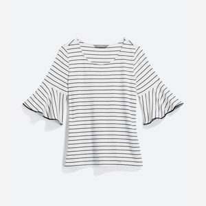 41 Hawthorn | Striped Bell Sleeve Knit Top| Size Small